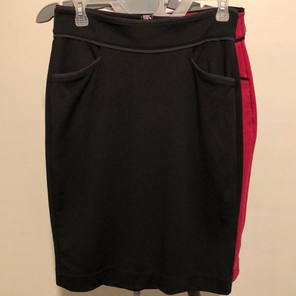 Banana Republic Black A Line Stretch Skirt